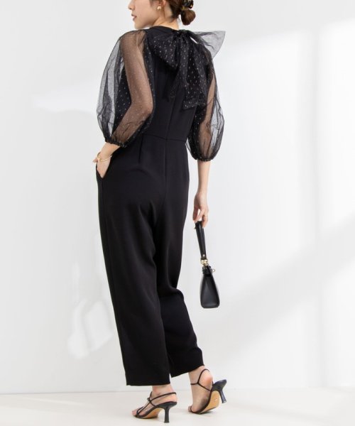 バックリボンオールインワン 