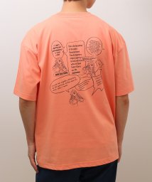 CONVERSE(コンバース)/【CONVERSE/コンバース】メッセージプリントTシャツ/オレンジ
