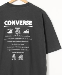 CONVERSE(コンバース)/【CONVERSE/コンバース】メッセージプリントTシャツ/スミクロ