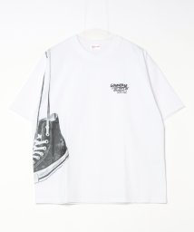 CONVERSE(CONVERSE)/【CONVERSE/コンバース】シューズグラフィックプリントTシャツ/ホワイト系3