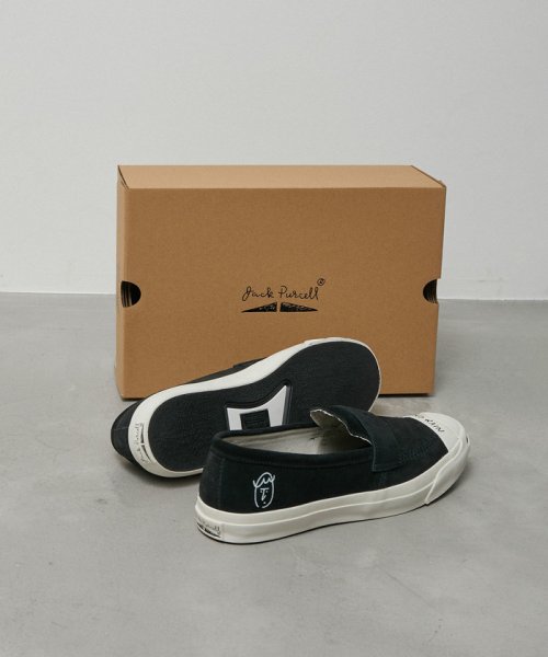 JUNRed(ジュンレッド)/【CONVERSE/コンバース】JACK PURCELL LOAFER RH YU NAGABA/ブラック（01）