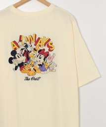 DISNEY/【DISNEY/ディズニー】天竺 MICKEY AND FRIENDS刺繍 半袖BIG Tシャツ/506047836