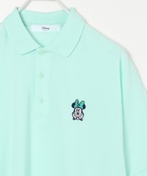 DISNEY/【DISNEY/ディズニー】鹿の子ワンポイント刺繍ポロシャツ（ミッキー・ミニー・プーさん・チップ＆デール）/506047845