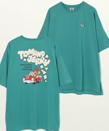 ALWAYS GOOD TIME NEW BASIC STORE(オールウェイグッドタイムニューベーシックストア)/【TOM & JERRY/トムとジェリー】プリント・刺繍 半袖BIG Tシャツ/ブルーグリーン