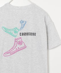 CONVERSE(コンバース)/【CONVERSE/コンバース】シューズ刺繍半袖Tシャツ/オートミール