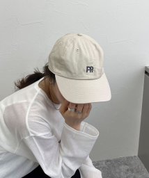 fredy emue(フレディエミュ)/【新色登場】FR刺しゅうキャップ/ベージュ