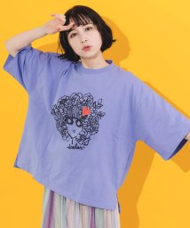 ScoLar/手描き風スカラーちゃんラメハートTシャツ/506050368