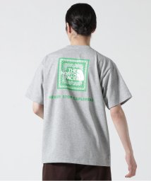 BEAVER(ビーバー)/THE NORTH FACE/ザ・ノースフェイスS/S Bandana Square Logo Tee/グレー