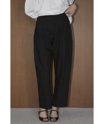 CLANE(クラネ)/CURVE LINE PANTS/BLACK