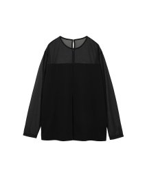 MANOF(マノフ)/DOCKING CUT TOPS/BLACK