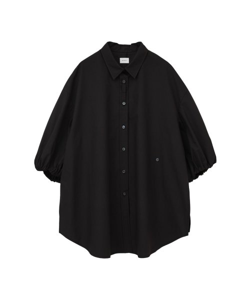 MANOF(マノフ)/BALOON SLEEVE SHIRT/BLACK