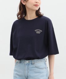 Honeys/刺繍ロゴゆるＴシャツ トップス Tシャツ ロゴT 半袖 オーバーサイズ UVカット /506057507