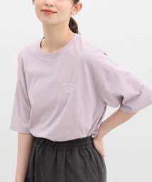 Honeys/刺繍ロゴゆるＴシャツ トップス Tシャツ ロゴT 半袖 オーバーサイズ UVカット /506057507