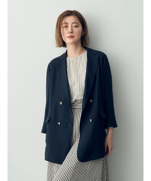 ダブルブレストジャケット 無し