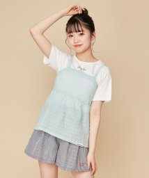 JENNI love(ジェニィラブ)/シアーキャミ＆Tシャツセット/ミント