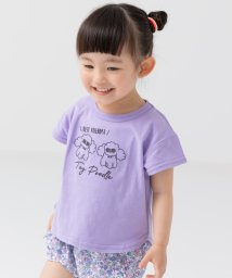 chil2/ステッチ刺繍半袖Tシャツ/506058246