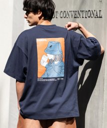 Rocky Monroe/KANGOL カンゴール Tシャツ 半袖 バックプリント メンズ レディース カットソー イラスト オーバーサイズ ビッグシルエット リラックス ゆったり クル/506058318