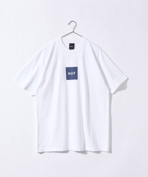 HUF(ハフ)/ハフ HUF SET BOX S/S TEE TS01954 メンズ Tシャツ 半袖 カットソー ワンポイント カジュアル シンプル ストリート シャツ/ホワイト