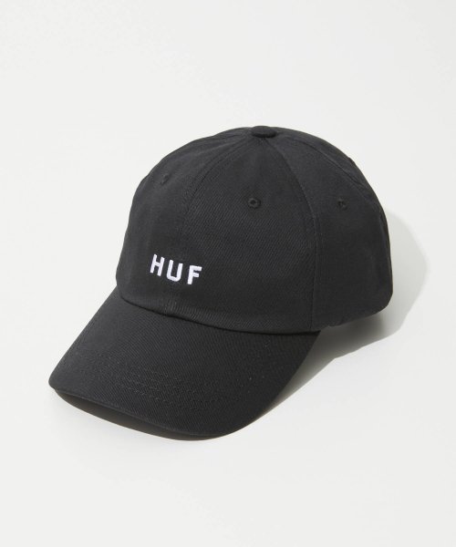 HUF(ハフ)/ハフ HUF SET OG CV 6 PANEL HAT HT00716 キャップ 帽子 ベースボールキャップ カジュアル シンプル フリーサイズ メンズ レデ/ブラック