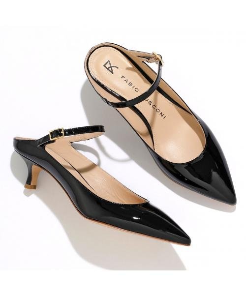 FABIO RUSCONI メリージェーンパンプス E－2003－SASSUOLO VERNICE FABIO RUSCONI メリージェーンパンプス ポインテッドトゥ