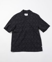 Men's Bigi/【WAX LONDON】NEWTONジャカードオープンカラーシャツ/506058407