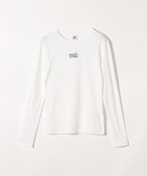 SHIPS any WOMEN(シップス　エニィ　ウィメン)/【SHIPS any別注】PETIT BATEAU:〈洗濯機可能〉PARIS プリントロンTEE/ホワイト