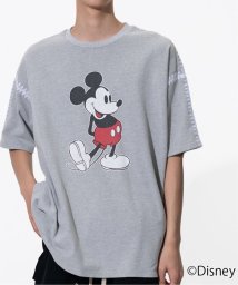 JOINT WORKS(ジョイントワークス)/DISCOVERED “Disney Collection”＜Mickey＞ Shell Stitch S/S Cutsewn/グレーA