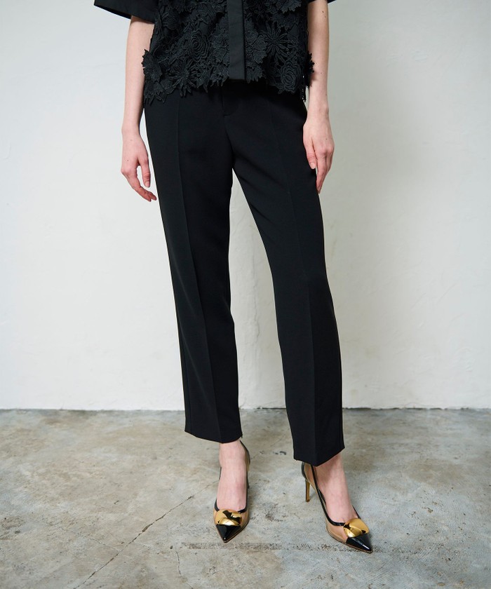 パンツ Grace ダブルクロススリムパンツ(506058482)｜阪急百貨店公式通販サイト