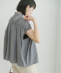 ITEMS URBANRESEARCH(アイテムズ アーバンリサーチ（レディース）)/ストライプギャザーブラウス/CHA