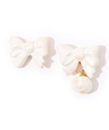 TOMORROWLAND GOODS(TOMORROWLAND GOODS)/LEVENS JEWELS BABY BOW EARRINGS/11ホワイト