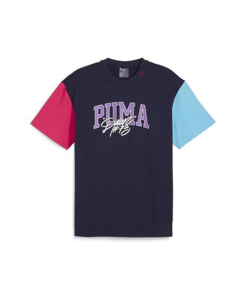 PUMA(プーマ)/メンズ バスケットボール ディラン ギフト ショップ 半袖 Tシャツ I/PUMANAVY
