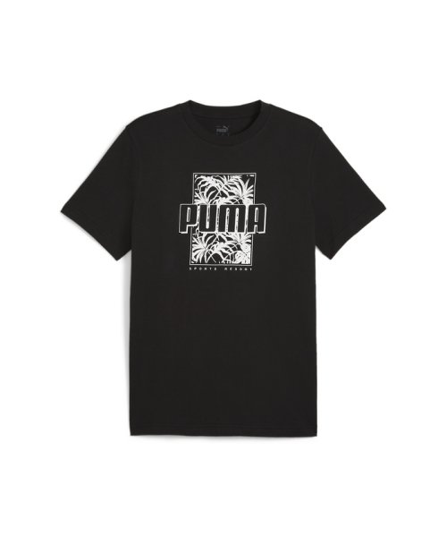 PUMA(PUMA)/メンズ ESS+ パーム リゾート グラフィック 半袖 Tシャツ/PUMABLACK