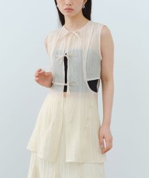 DRESSTERIOR/CODE A｜sheer ribbon design blouse/506058757