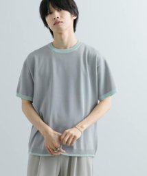 SENSE OF PLACE by URBAN RESEARCH/『洗濯可』リブハイショクラインニットTシャツ(5分袖)/506058914