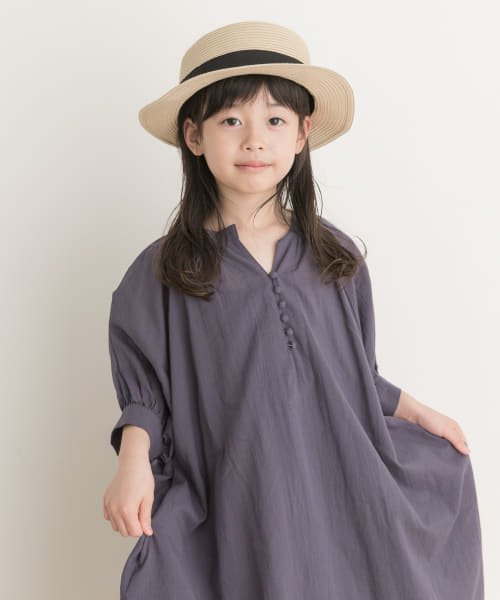 URBAN RESEARCH DOORS（Kids）(アーバンリサーチドアーズ（キッズ）)/ポリブレードカンカン帽(KIDS)/BLACK