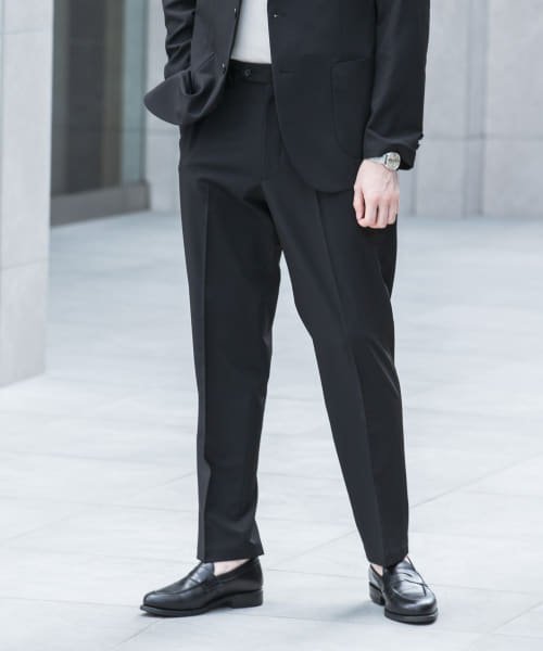 URBAN RESEARCH DOORS(アーバンリサーチドアーズ)/『イージーケア』LIFE STYLE TAILOR　4WAYストレッチライトコンフォータブルパンツ/BLACK