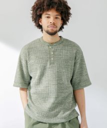 URBAN RESEARCH Sonny Label/ワッフルヘンリーショートスリーブTシャツ/506059012