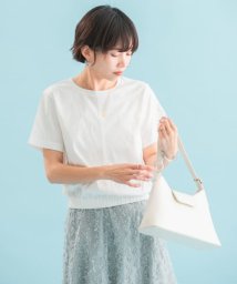 URBAN RESEARCH ROSSO(URBAN　RESEARCH　ROSSO)/【予約】F by ROSSO　UVCUTクロップドTシャツ/OFFWHITE