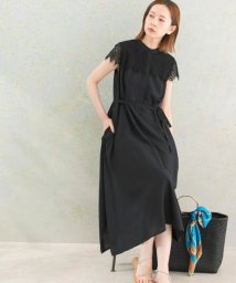 URBAN RESEARCH ROSSO(URBAN　RESEARCH　ROSSO)/『WEB限定』ウォッシャブルヨークレースワンピース/BLACK