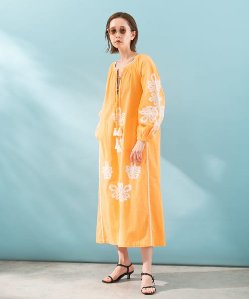 URBAN RESEARCH ROSSO(URBAN　RESEARCH　ROSSO)/sara mallika　KAZAKHSTAN   DRESS/ORANGE