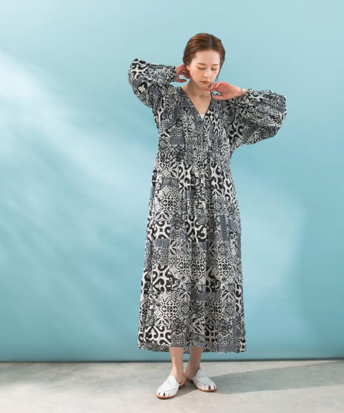 sara mallika TILE PATTERN DRESS | 最大74%OFFクーポン