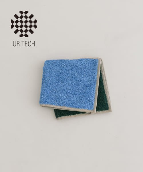 URBAN RESEARCH(アーバンリサーチ)/『UR TECH』3カラーズ ハンドタオル/GRN×BLUE