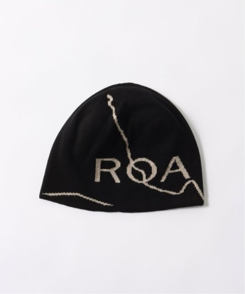 JOURNAL STANDARD(ジャーナルスタンダード)/ROA / ロア Logo Beanie RBMW219YA04/ブラック