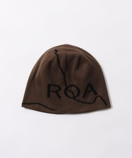 JOURNAL STANDARD(ジャーナルスタンダード)/ROA / ロア Logo Beanie RBMW219YA04/ブラウン