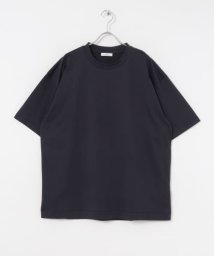 URBAN RESEARCH(アーバンリサーチ)/ATON　SUVIN 60/2　OVERSIZED T－SHIRTS/NAVY