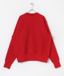 URBAN RESEARCH(アーバンリサーチ)/CAMBER　CROSS KNIT CREW NECK/RED