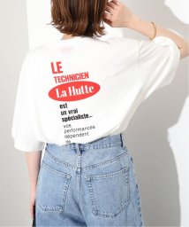 SLOBE IENA(スローブ　イエナ)/La Hutte / ラ・ユット SLOBE別注 ロゴTシャツ/レッド