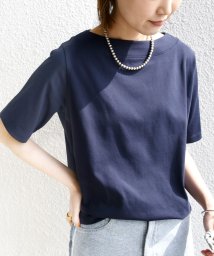 SHIPS WOMEN/《追加》* 〈ネックが選べる2サイズ展開〉オーガニックコットン バリエーションネック TEE/505379443