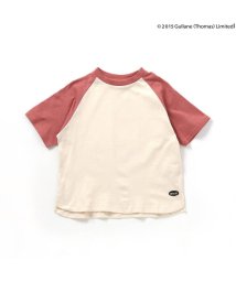 BREEZE(ブリーズ)/WEB限定  ラグラン5分袖Tシャツ/ピンク