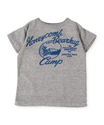 DENIM DUNGAREE(デニムダンガリー)/ビンテージ天竺 CAMP Tシャツ/グレー